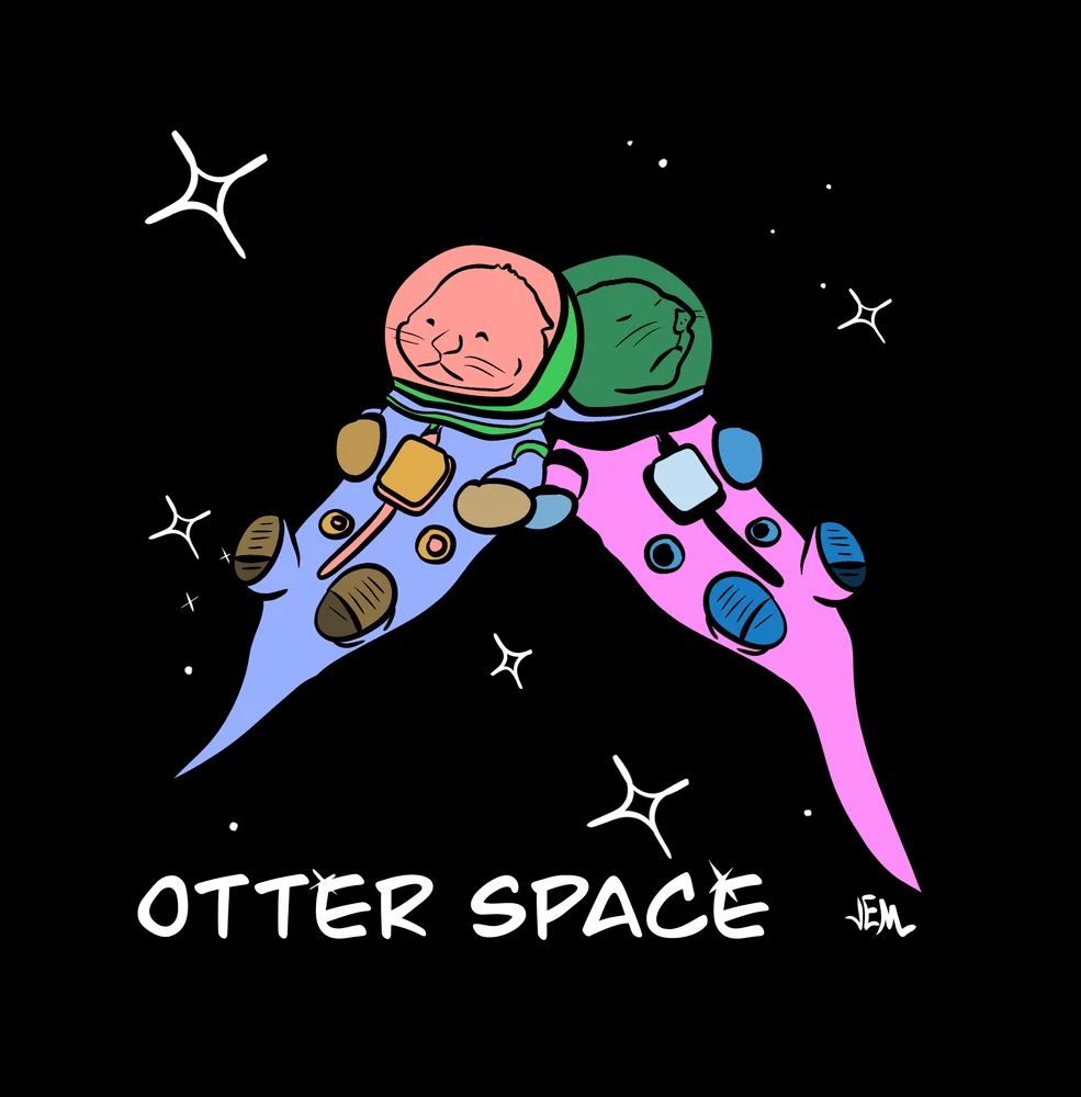 Original artwork for Otter Space