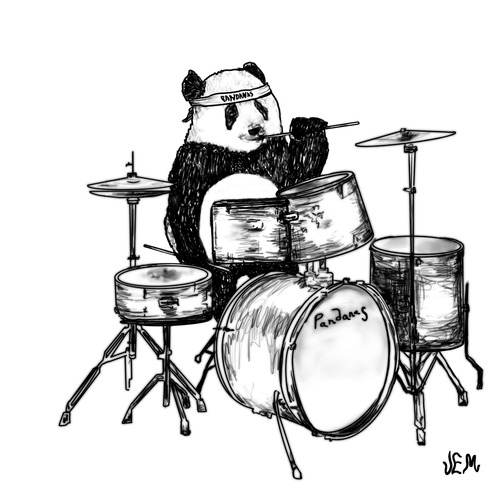 Original artwork for Panda in a Banda