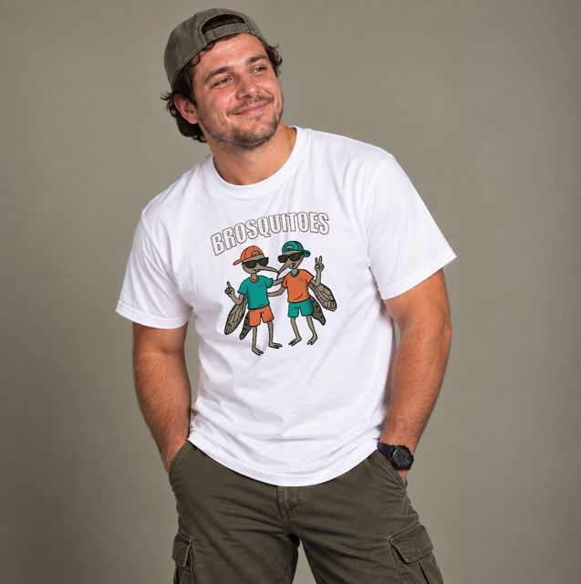 Brosquitoes — White, worn by a model