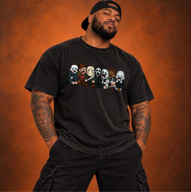Crybabies — Vintage Black, worn by a model