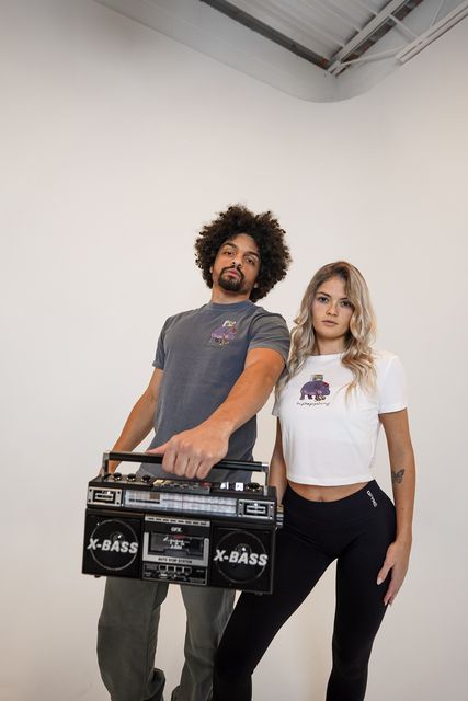 HipHopopotamus, worn by a model