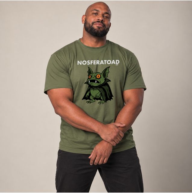 Nosferatoad — Military Green, worn by a model
